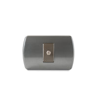 Toma Tv Cable Coaxial, Embutida, Linea Toscana, Color Grafito