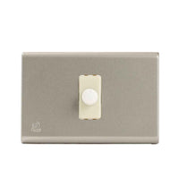 Interruptor Dimmer 300 Watts Embutido, Color Champagne