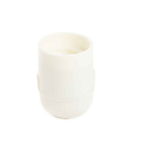 Portalampara Conexión Prensa Cable Rosca E-27 4A-250V, Color Blanco