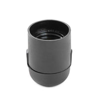 Portalampara Conexión Prensa Cable Rosca E-27 4A-250V, Color Negro