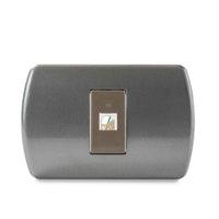 Toma Telefonica Rj-11 Embutida, Color Grafito