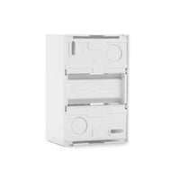 Tablero Sobrepuesto Para 4 Circuitos Riel Din