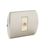 Toma Tv Cable Coaxial, Embutida, Linea Toscana, Color Champagne