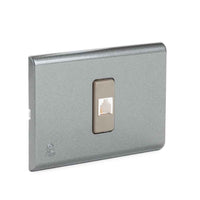 Toma Telefonica Rj-11 Embutido, Color Gris