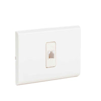 Toma Telefonica Rj-11 Embutido, Color Blanco