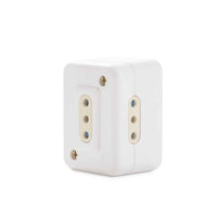 Enchufe Hembra Triple Sobreuesto 2P+T 10A-250V