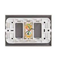 Toma Telefonica Rj-11 Embutido, Color Champagne