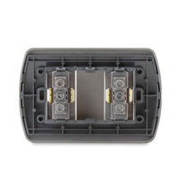 Toma Corriente Doble Embutida 2P+T 10/16A-250V, Color Champagne