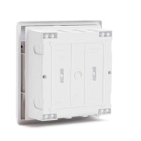 Tablero Para 6 Circuitos Embutido Riel Din con Puerta Transparente y Regleta de Conexión