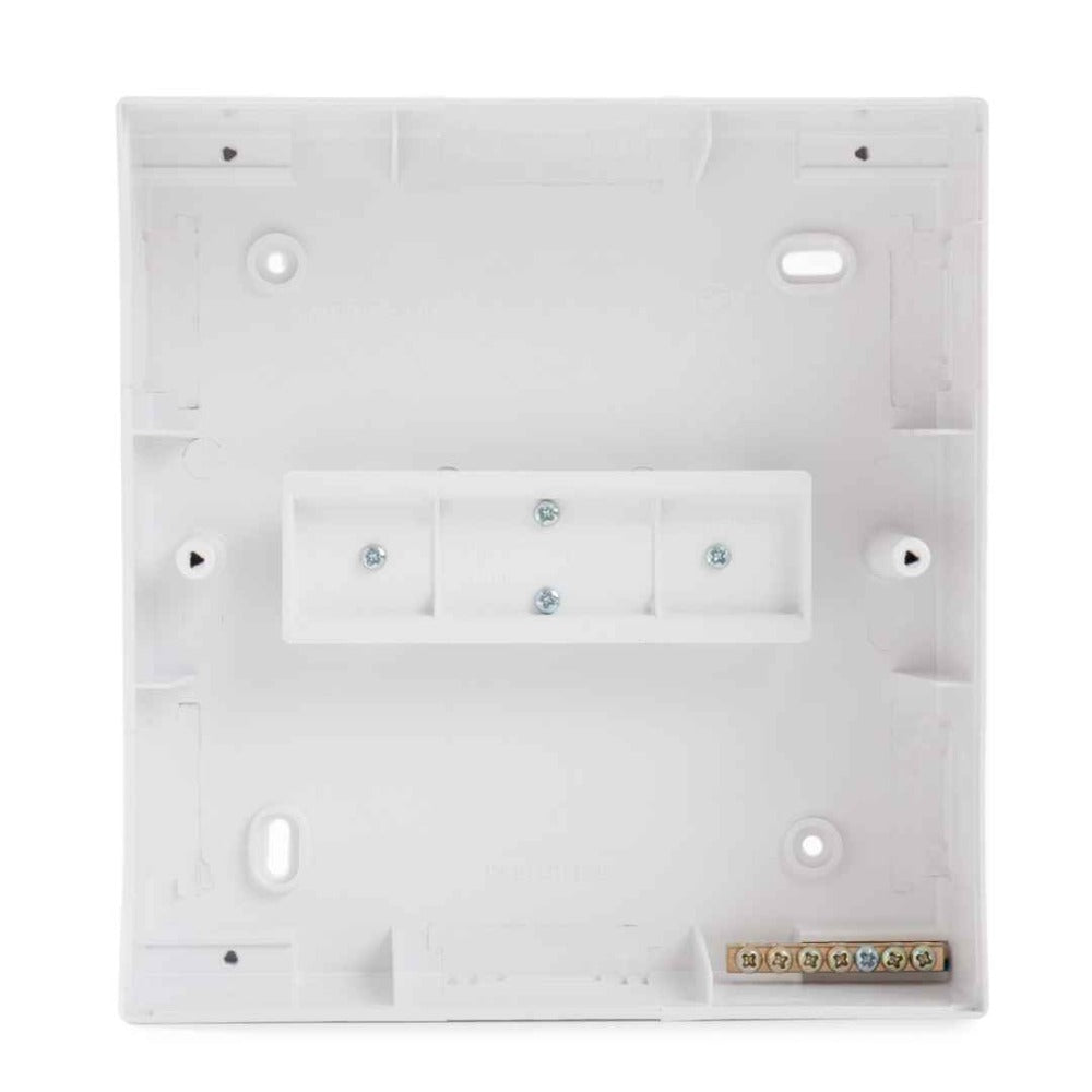 Tablero Para 6 Circuitos Sobrepuesto Riel Din con Puerta Transparente y Regleta de Conexión