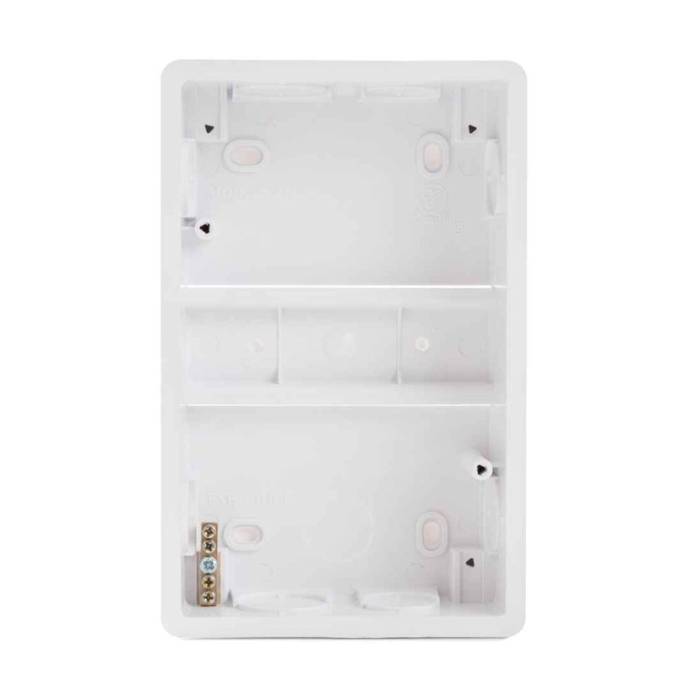 Tablero Para 4 Circuitos Embutido Riel Din con Puerta Transparente y Regleta de Conexión