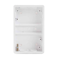 Tablero Para 4 Circuitos Embutido Riel Din con Puerta Transparente y Regleta de Conexión