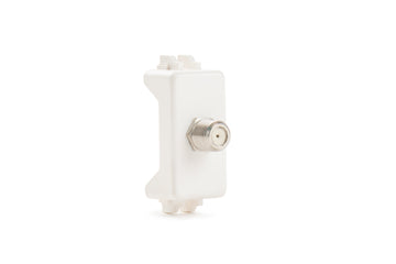 Modulo Toma Tv, Cable Coaxial, Color Blanco